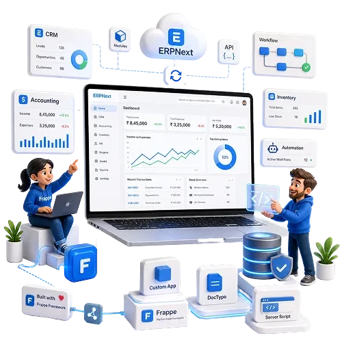 ERPNext & Frappe Development and Implementation Services